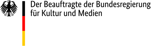 Logografik: Der Beauftragte der Bundesregierung für Kultur und Medien (externer Link zur Website www.kulturstaatsminister.de) Logografik: Der Beauftragte der Bundesregierung für Kultur und Medien (externer Link zur Website www.kulturstaatsminister.de)