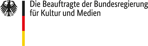 Logografik: Die Beauftragte der Bundesregierung für Kultur und Medien (externer Link zur Website www.kulturstaatsministerin.de)